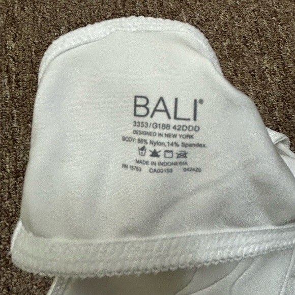 Bali Women's Cream Full-Coverage Bra 42DDD - Picture 4 of 4